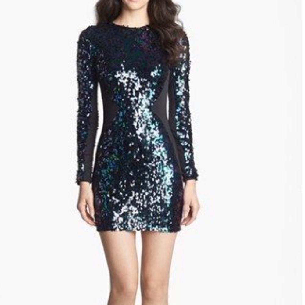 Dress the Population Ryan Long Sequin Dress
